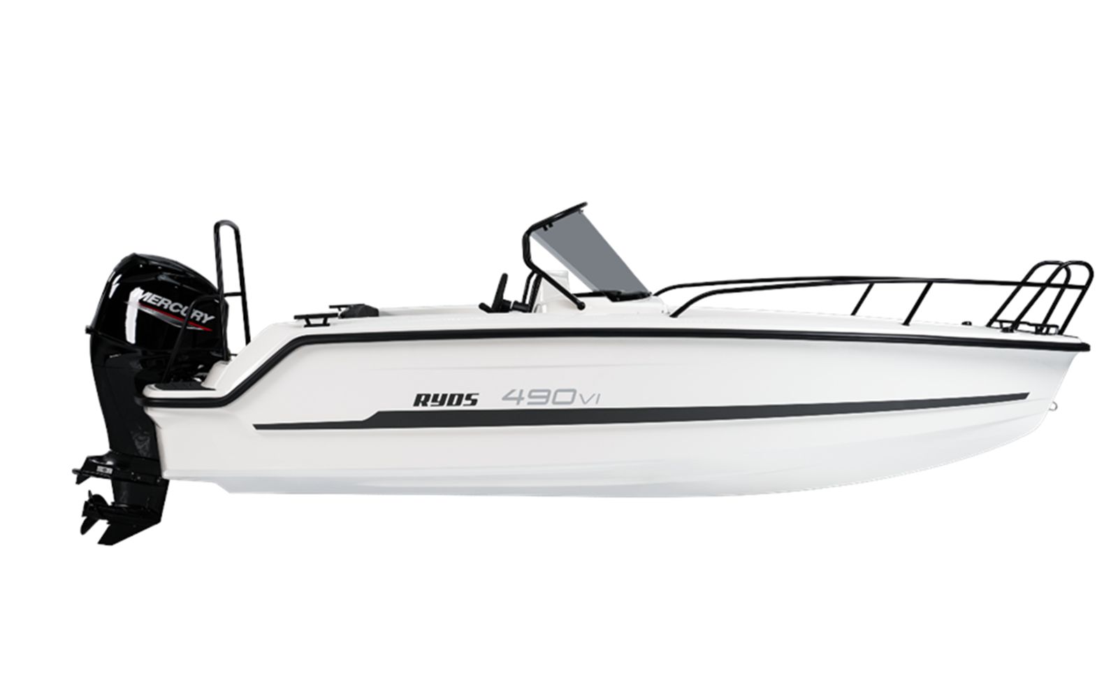 Ryds 490VI m. Mercury påhængsmotor