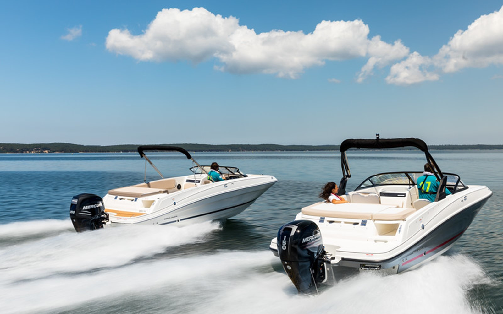 Bayliner VR både m. påhængsmotor