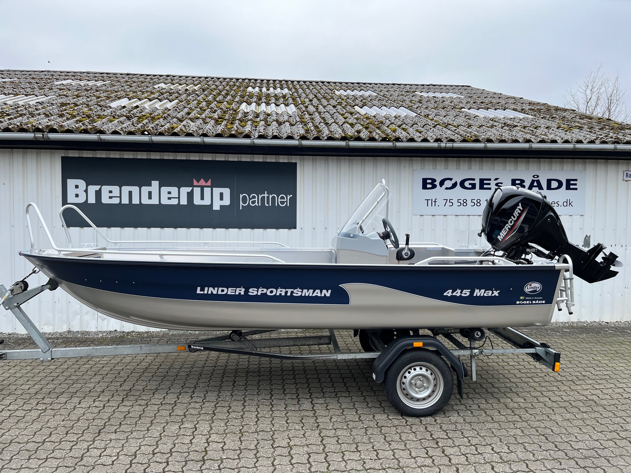 Linder 445 Sportsman Max med Mercury F25 ELPT EFI - 3