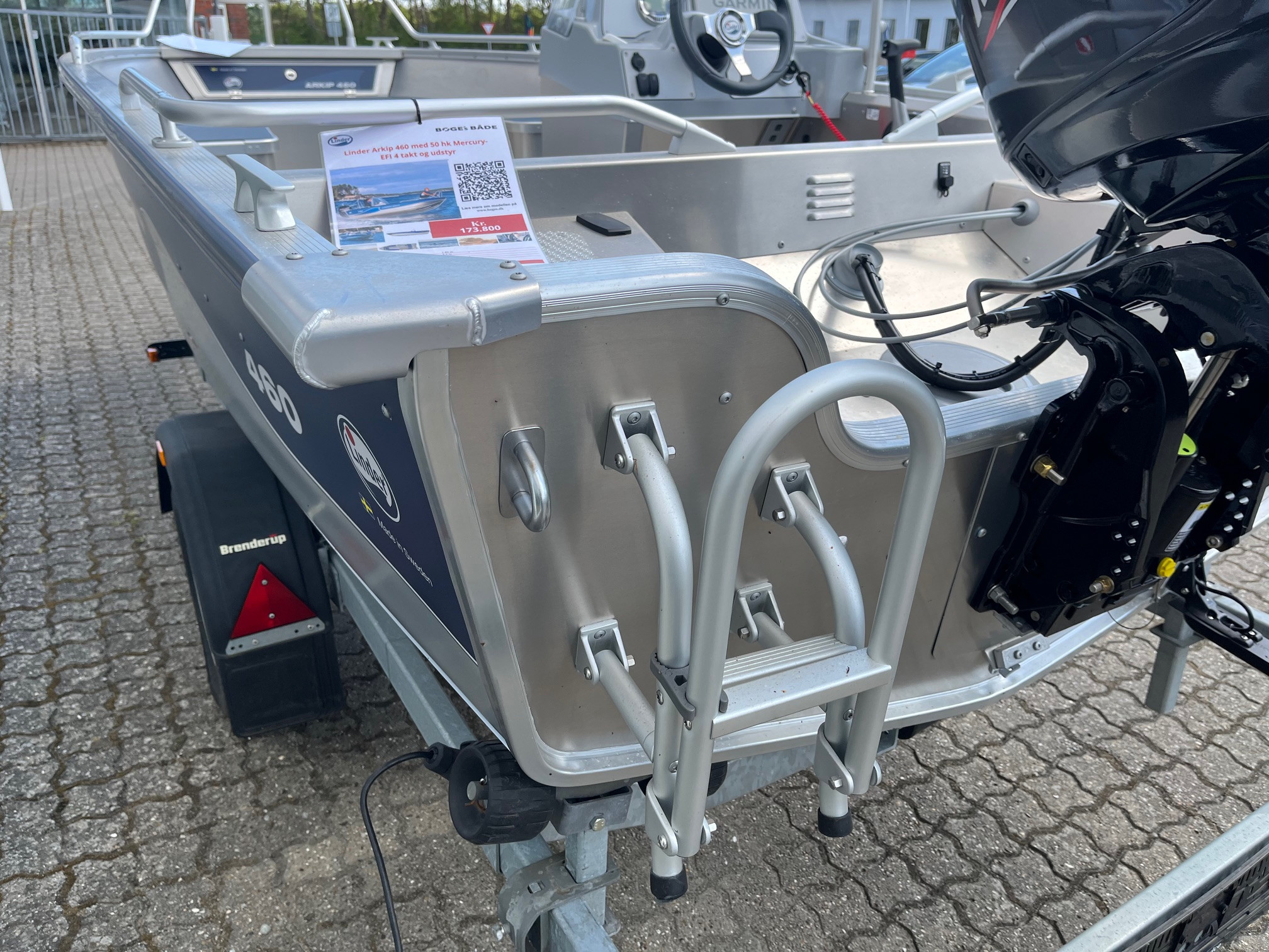Linder Arkip 460 med 60 hk Mercury-EFI 4 takt og udstyr - 17
