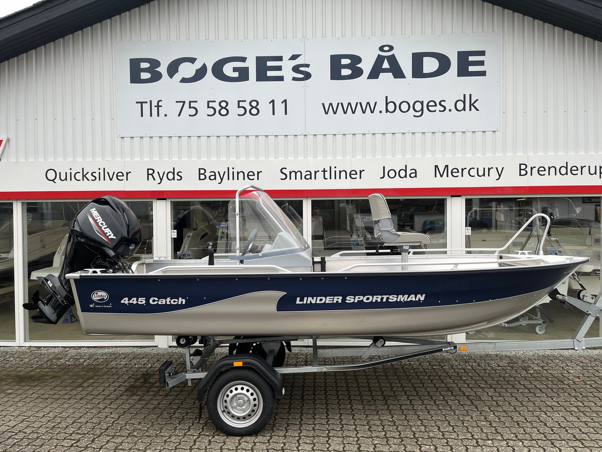 Linder 445 Sportsman Catch inkl. F30 Mercury-EFI 4 takt HD - 0