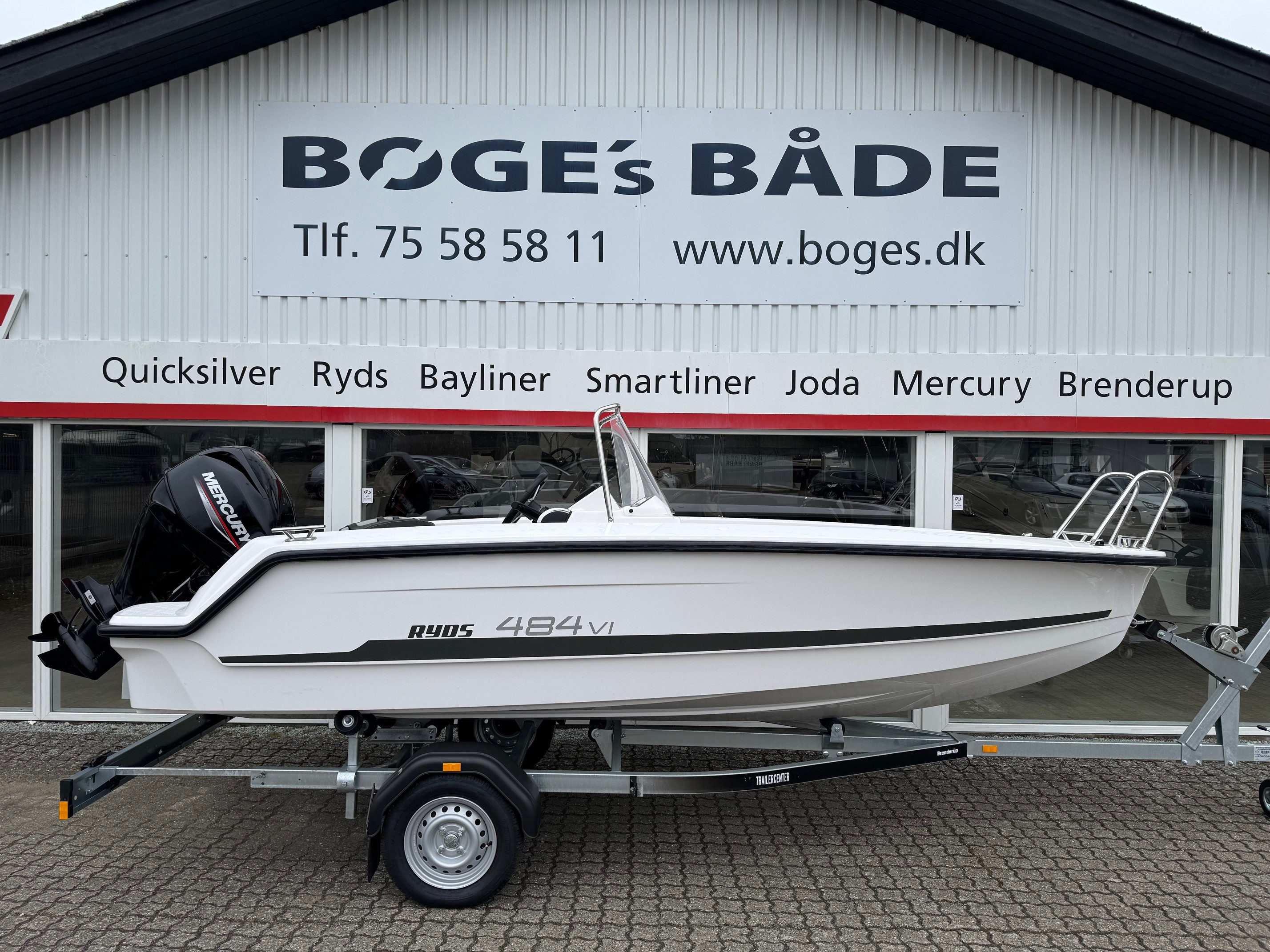 Ryds 484 VI Sport med F40 Mercury-EFI ELPT og udstyr - 1