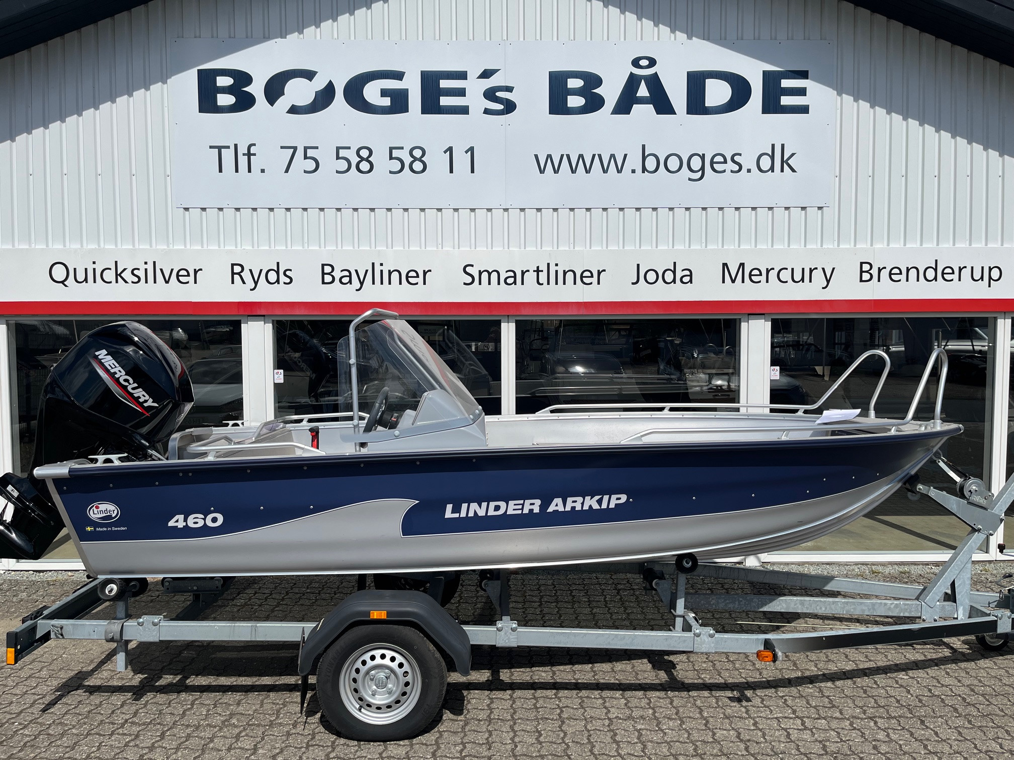 Linder Arkip 460 med 60 hk Mercury-EFI 4 takt og udstyr - 1