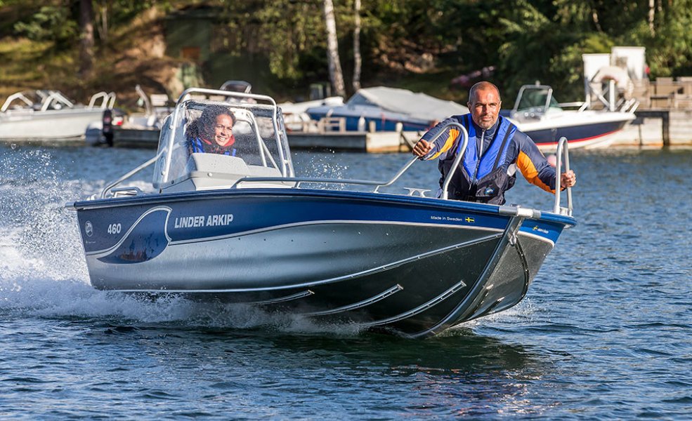 Linder Arkip 460 med 50 hk Mercury-EFI 4 takt og udstyr - 0