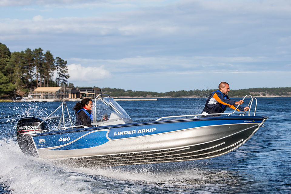 Linder Arkip 460 med 50 hk Mercury-EFI 4 takt og udstyr - 1