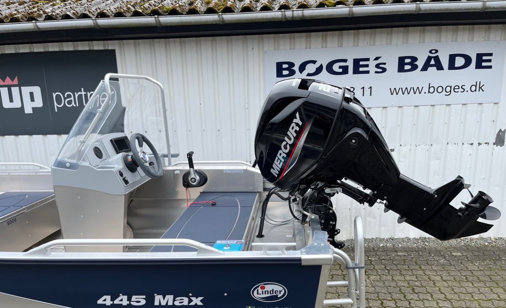 Linder 445 Sportsman Max med Mercury F25 ELPT EFI - 0