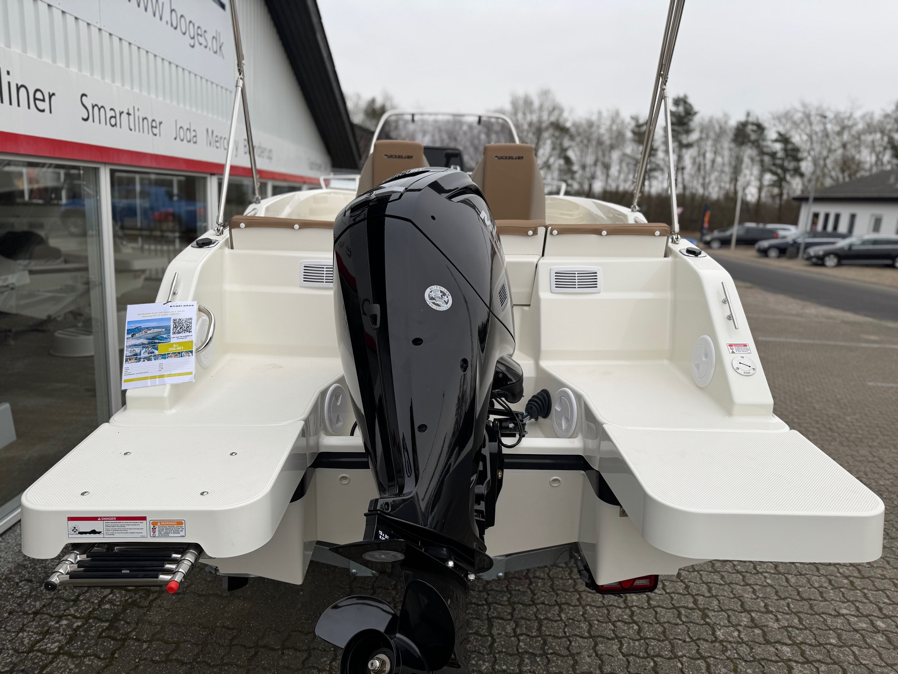 Quicksilver Activ 555 Open med 100 hk Mercury-EFI CT 4 takt med flot udstyr - 13
